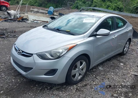 2013 Hyundai Elantra Gls z USA, uszkodzony, nr VIN 5NPDH4AEXDH409269